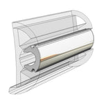 TACO Marine, TACO Flex Chrome Insert 15/16" x 17/32" - 100'