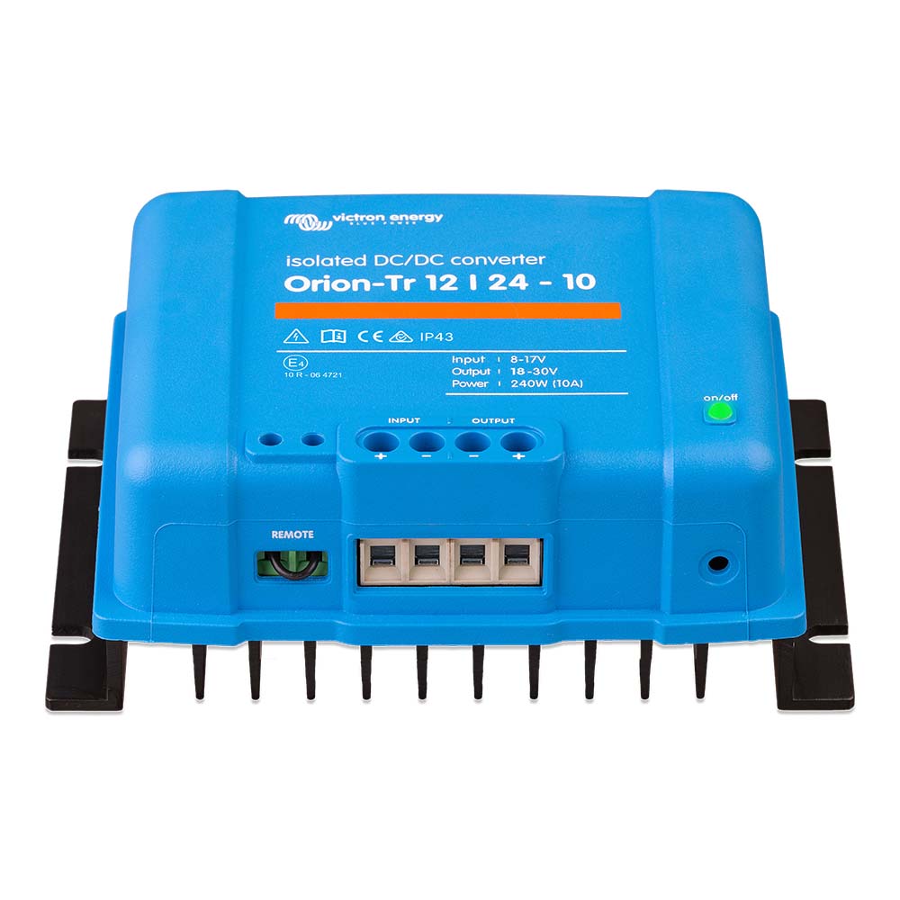 Victron Energy, Victron Orion-TR DC-DC Converter - 12 VDC TO 24 VDC - 10A Isolated