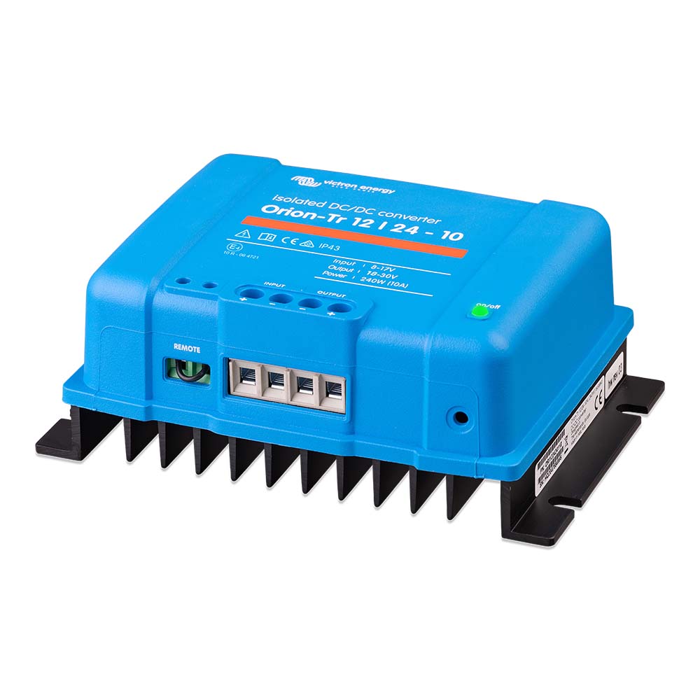 Victron Energy, Victron Orion-TR DC-DC Converter - 12 VDC TO 24 VDC - 10A Isolated