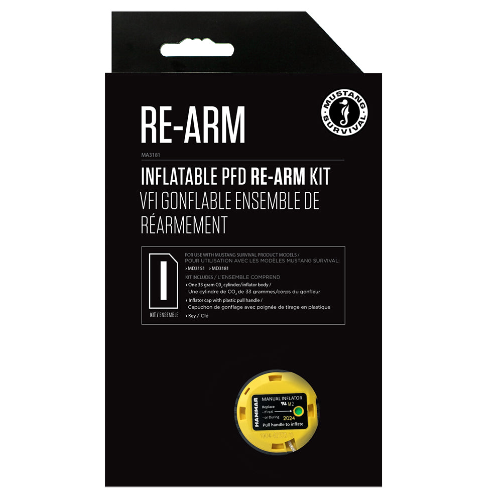 Mustang Survival, Mustang Re-Arm Kit I 33g Hammar - Manual