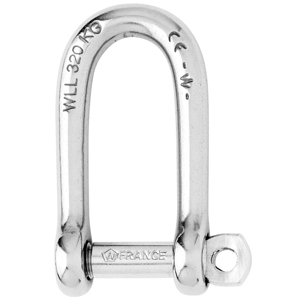 Wichard Marine, Wicahrd Self-Locking Long D Shackle - Diameter 5mm - 3/16"