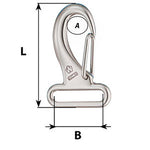 Wichard Marine, Wichard Webbing Snap Hook - 30mm - Length 60mm