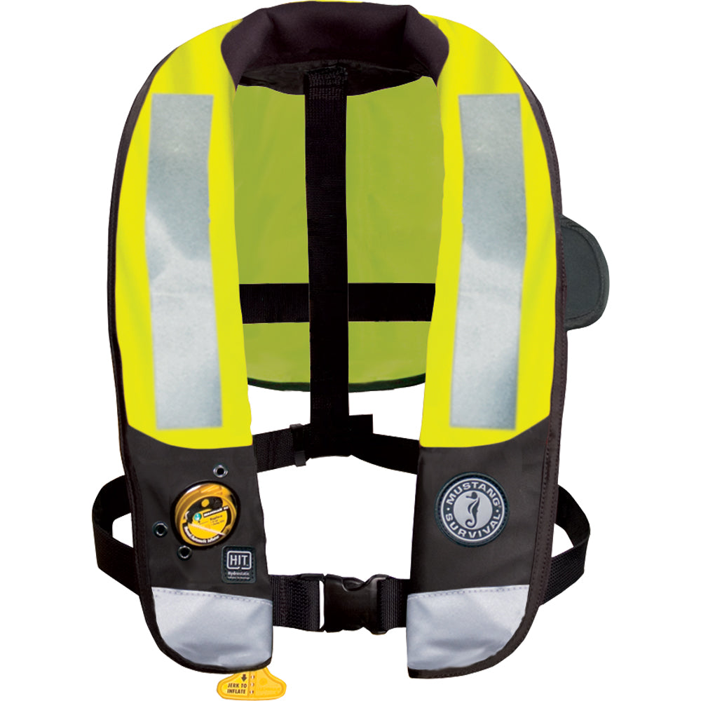 Mustang Survival, Mustang HIT High Visibility Inflatable PFD - Fluorescent Yellow/Green - Automatic/Manual