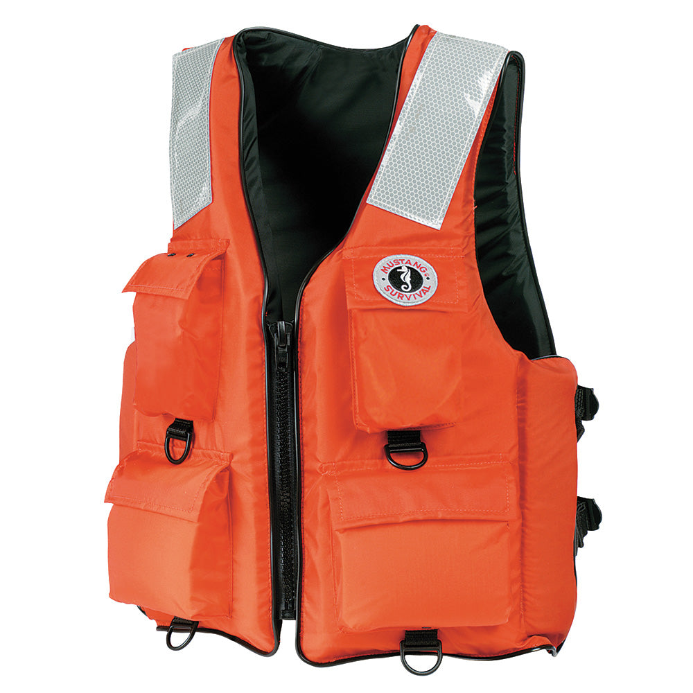Mustang Survival, Mustang 4-Pocket Flotation Vest - Orange - Large