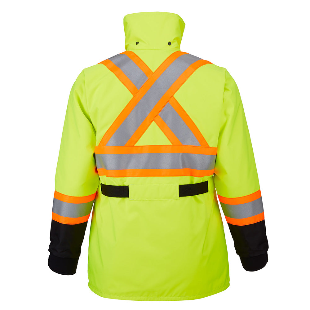 Mustang Survival, Mustang Classic Flotation Coat - Fluorescent Yellow/Green/Black - Small
