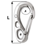 Wichard Marine, Wichard 3" HR Safety Snap Hook - 75mm