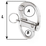 Wichard Marine, Wichard 1-3/8" Snap Shackle w/Fixed Eye - 35mm