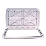 Beckson Marine, Beckson 14" x 24" Flush Hatch White - ASA Material - Acrylonitrile Styrene Acrylate