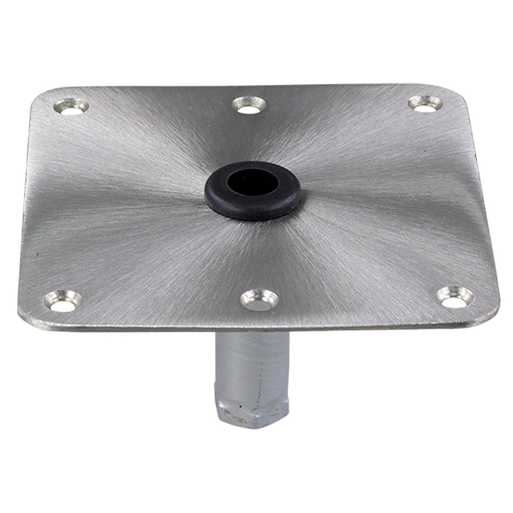 Springfield Marine, Springfield KingPin™ 7" x 7" Stainless Steel Square Base (Threaded)