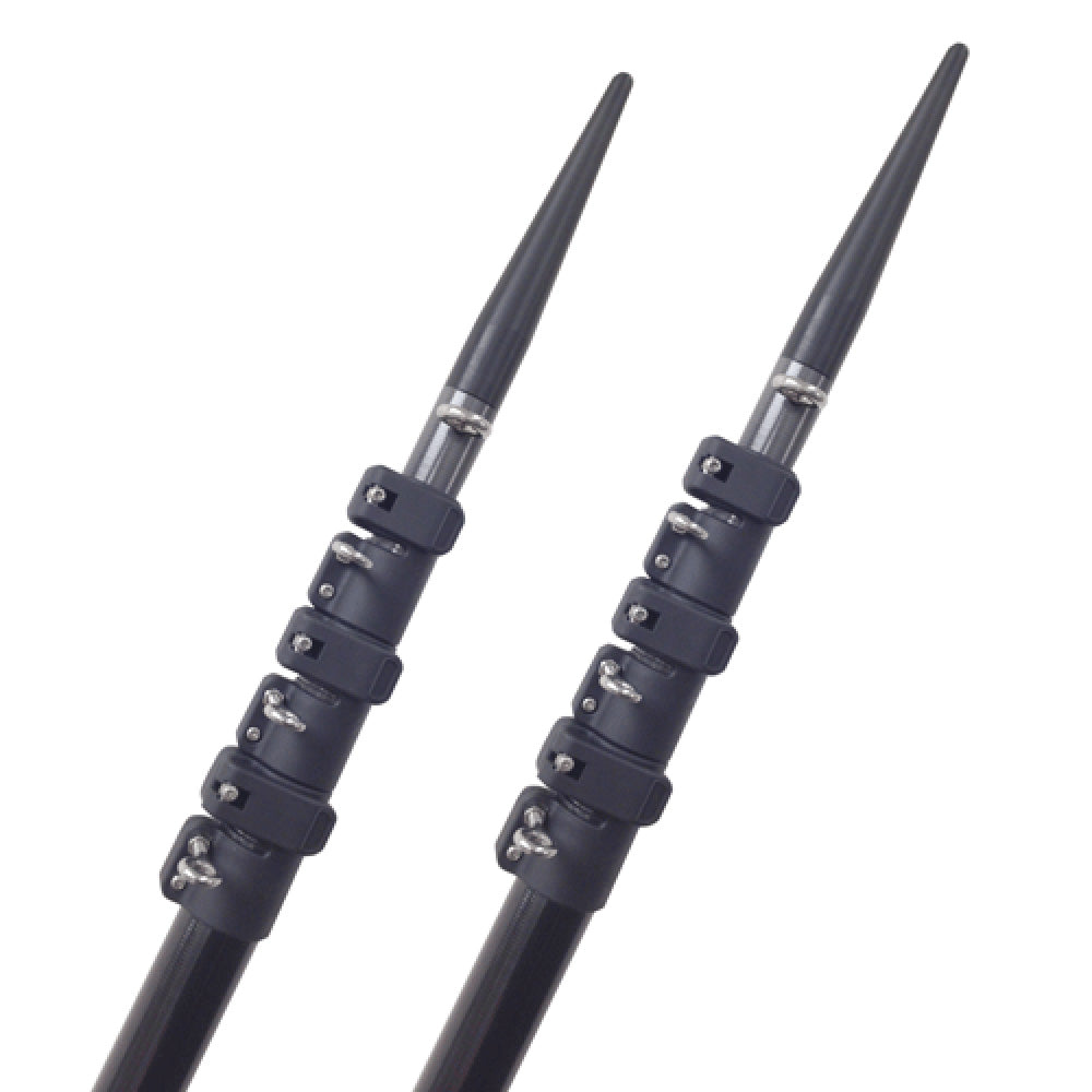 Lee's Tackle, Lee's Extra Strong 20' Telescoping Carbon Fiber Outrigger Poles f/Sidewinder Mount