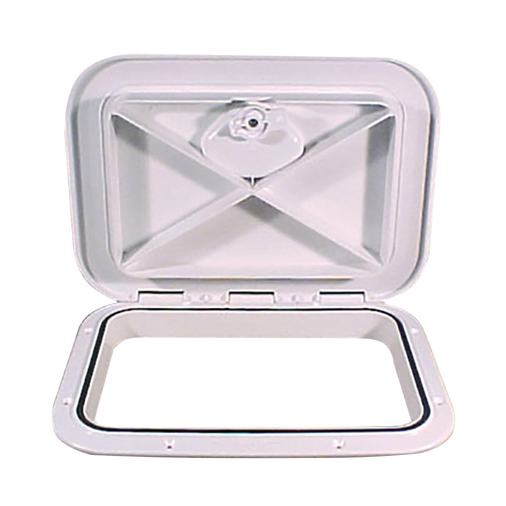 Beckson Marine, Beckson 11" x 15" Flush Hatch White - ASA Material - Acrylonitrile Styrene Acrylate