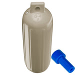 Polyform U.S., Polyform G-4 Twin Eye Fender 6.5" x 22" - Sand w/Adapter