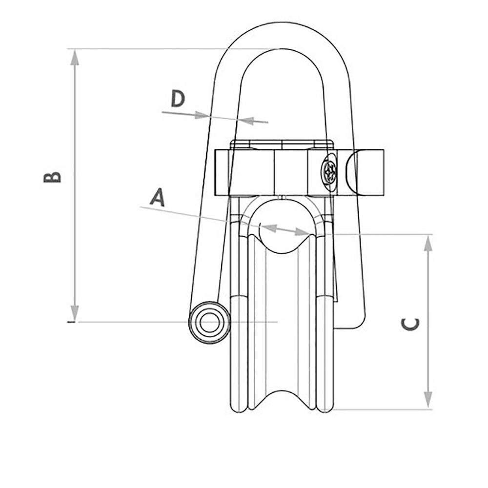 Wichard Marine, Wichard Soft Snatch Block - 12mm Rope Size