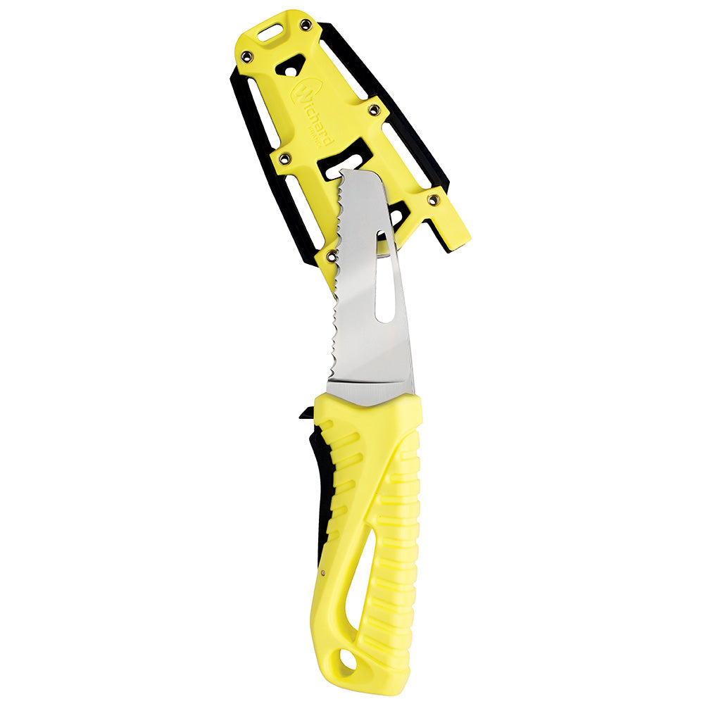 Wichard Marine, Wichard Offshore Rescue Knife Fixed Blade - Fluorescent