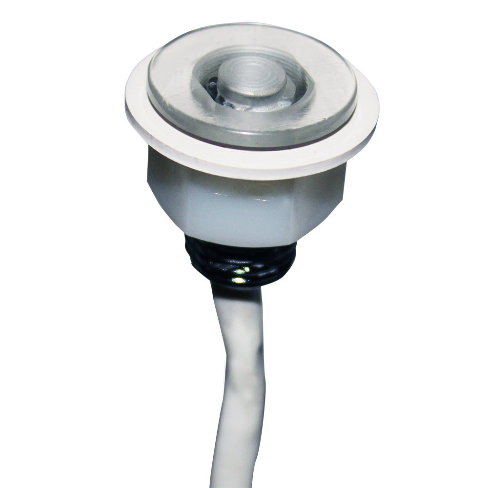Shadow-Caster LED Lighting, Shadow-Caster Round Accent Light RGB Clear Polycarbonate Housing