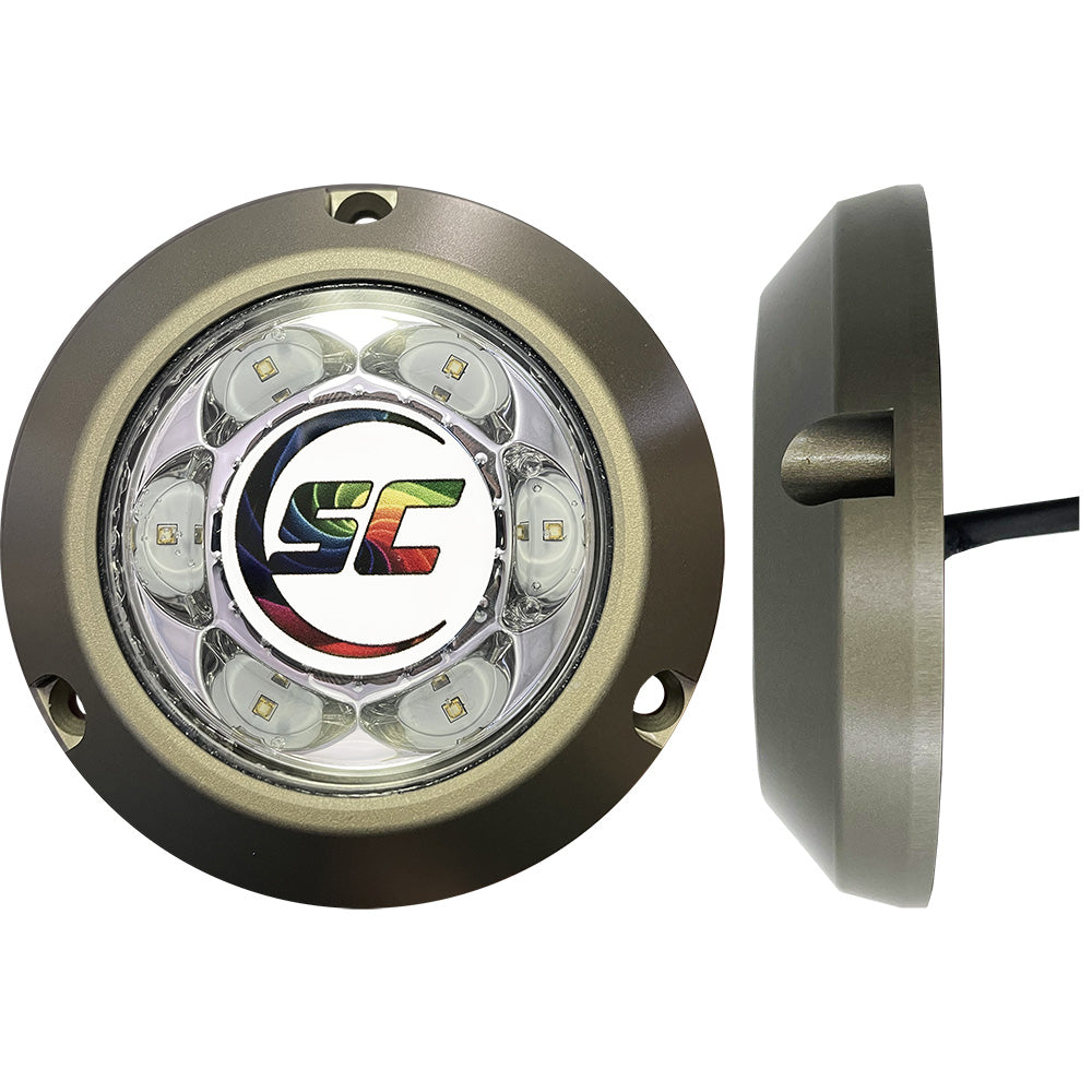 Shadow-Caster LED Lighting, Shadow-Caster SC3 Series Underwater Light - Full-Color Change - 12-Color Standard or Unlimited Co
