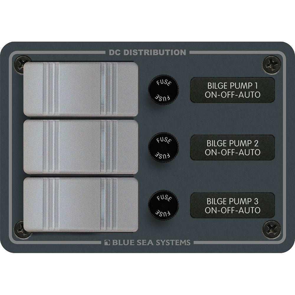 Blue Sea Systems, Blue Sea 8665 Contura 3 Bilge Pump Control Panel