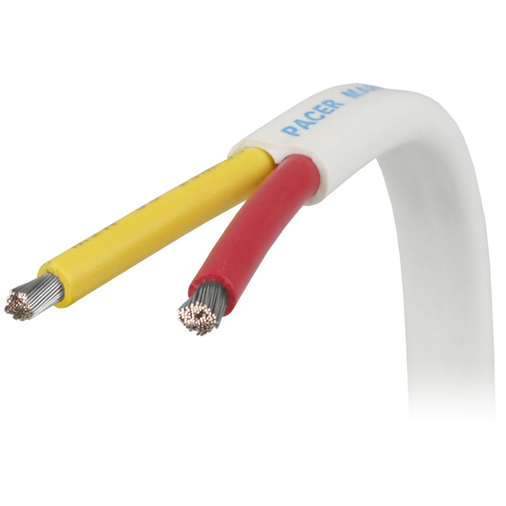 Pacer 14/2 AWG Safety Duplex Cable - Flat Cable - Red/Yellow - 100'