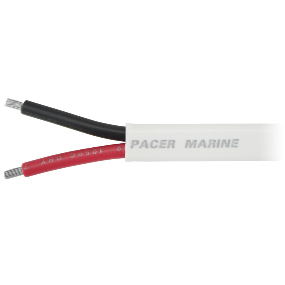 Pacer 8/2 AWG Duplex Cable - Flat Cable - Red/Black - 500'
