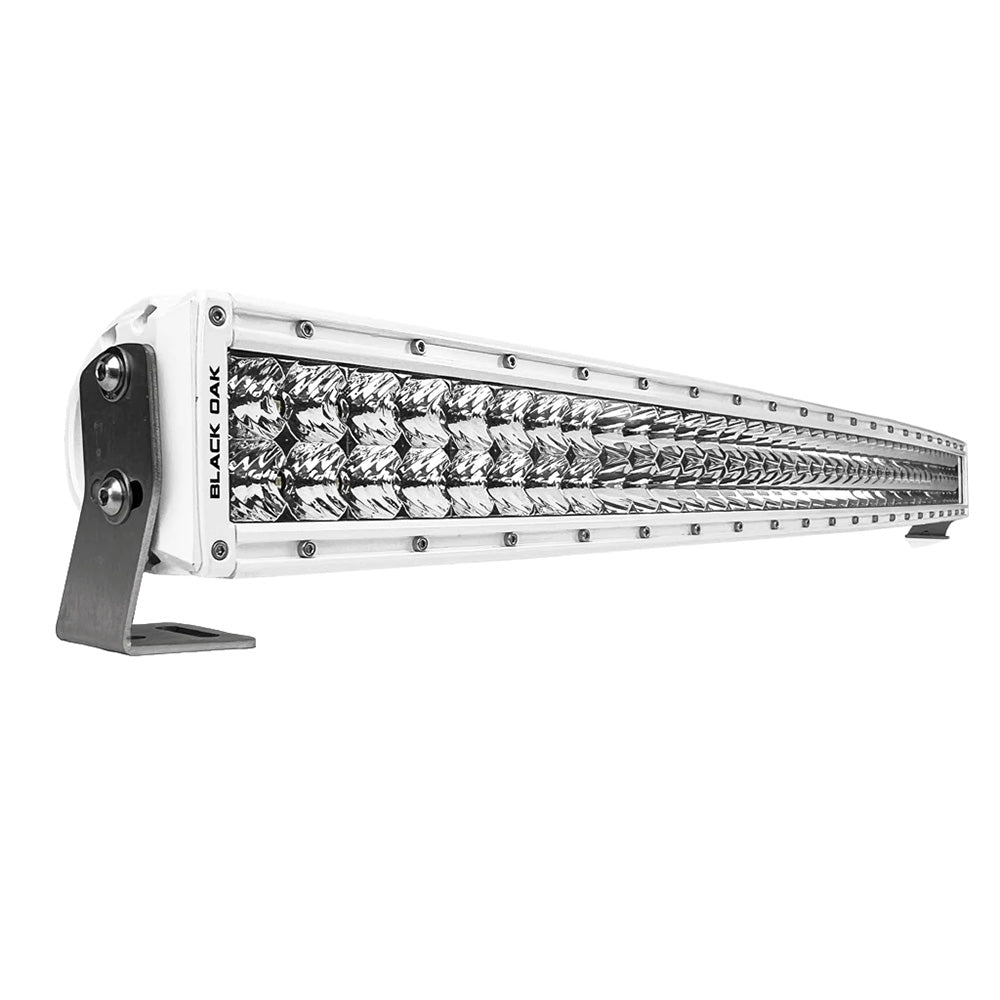 Black Oak LED, Black Oak Pro Series 3.0 Curved Double Row 40" LED Light Bar - Combo Optics - White Housing