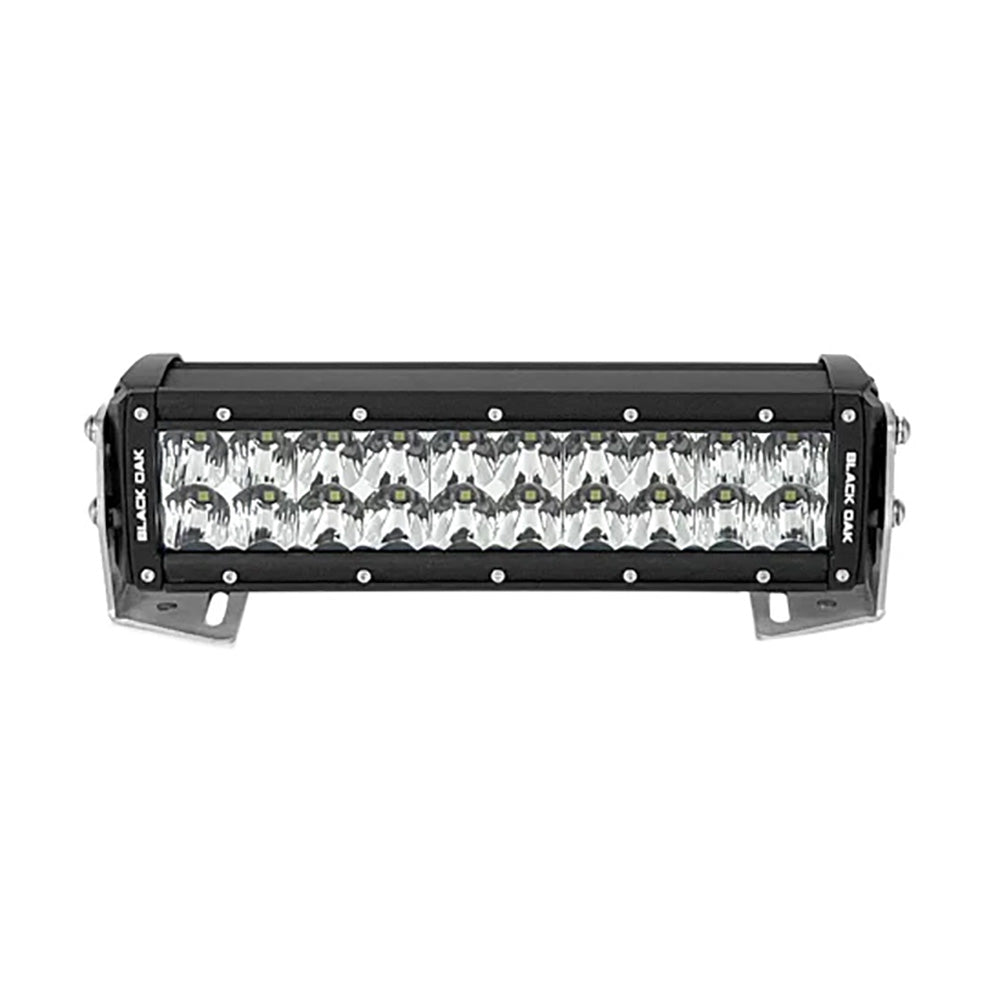 Black Oak LED, Black Oak Pro Series 3.0 Double Row 10" LED Light Bar - Combo Optics - Black Housing