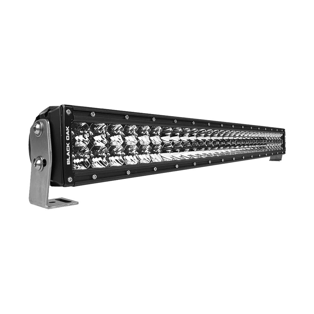 Black Oak LED, Black Oak Pro Series 3.0 Double Row 30" LED Light Bar - Combo Optics - Black Housing