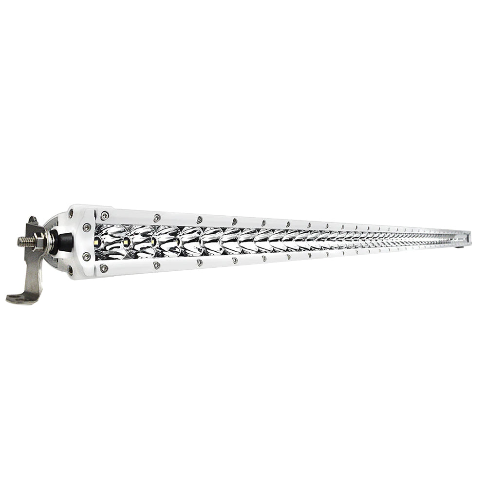 Black Oak LED, Black Oak Pro Series 3.0 Single Row 50" LED Light Bar - Combo Optics - White Housing