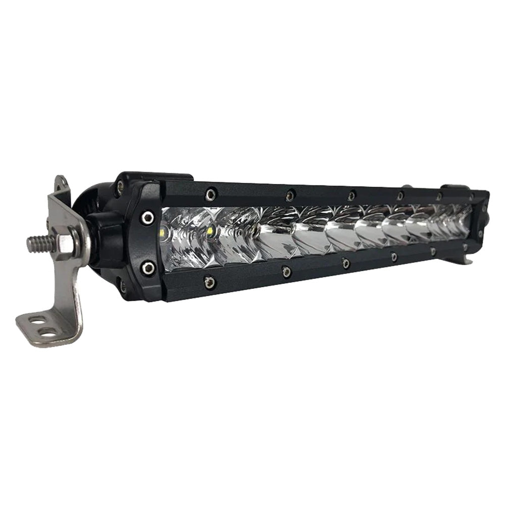Black Oak LED, Black Oak 10" Single Row LED Light Bar - Combo Optics - Black Housing - Pro Series 3.0