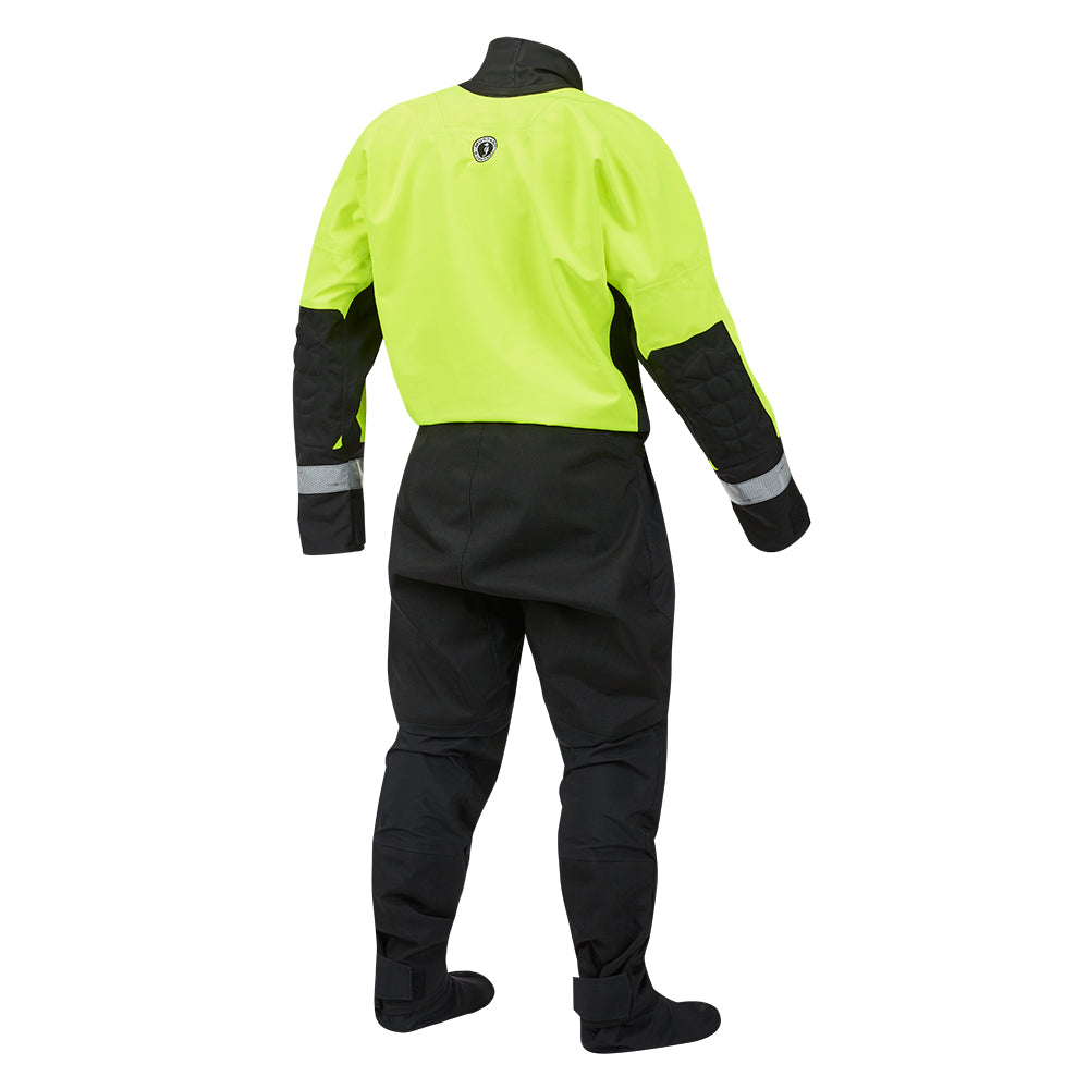 Mustang Survival, Mustang MSD576 Water Rescue Dry Suit - Fluorescent Yellow Green-Black - Medium