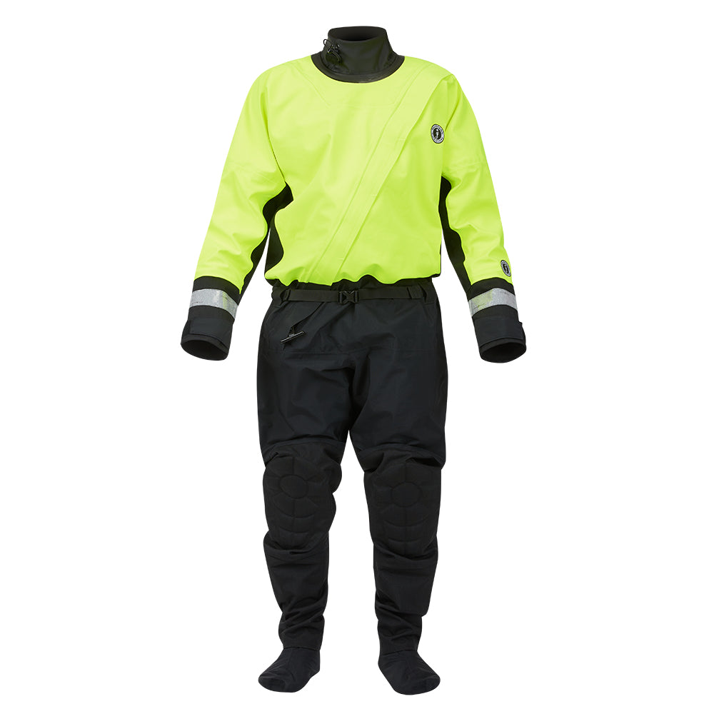 Mustang Survival, Mustang MSD576 Water Rescue Dry Suit - Fluorescent Yellow Green-Black - Large