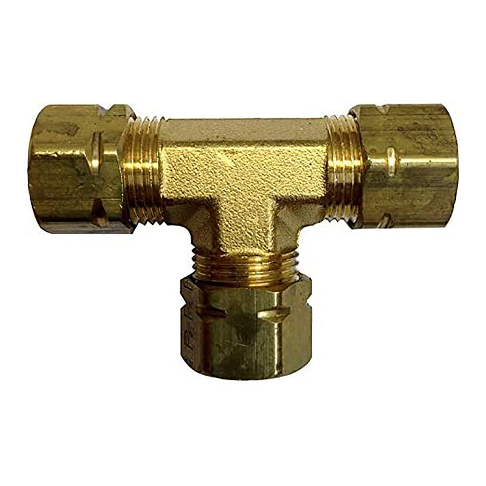 Uflex USA, Uflex Union T-Fitting f/3/8" Tube Compression Hose Fittings