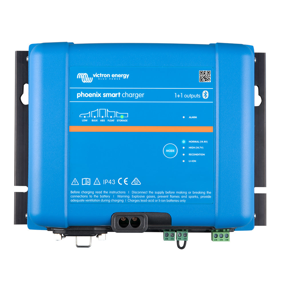 Victron Energy, Victron Phoenix Smart IP43 Charger 24/16 (1+1) 120-240VAC Requires 5-15P Mains Cord