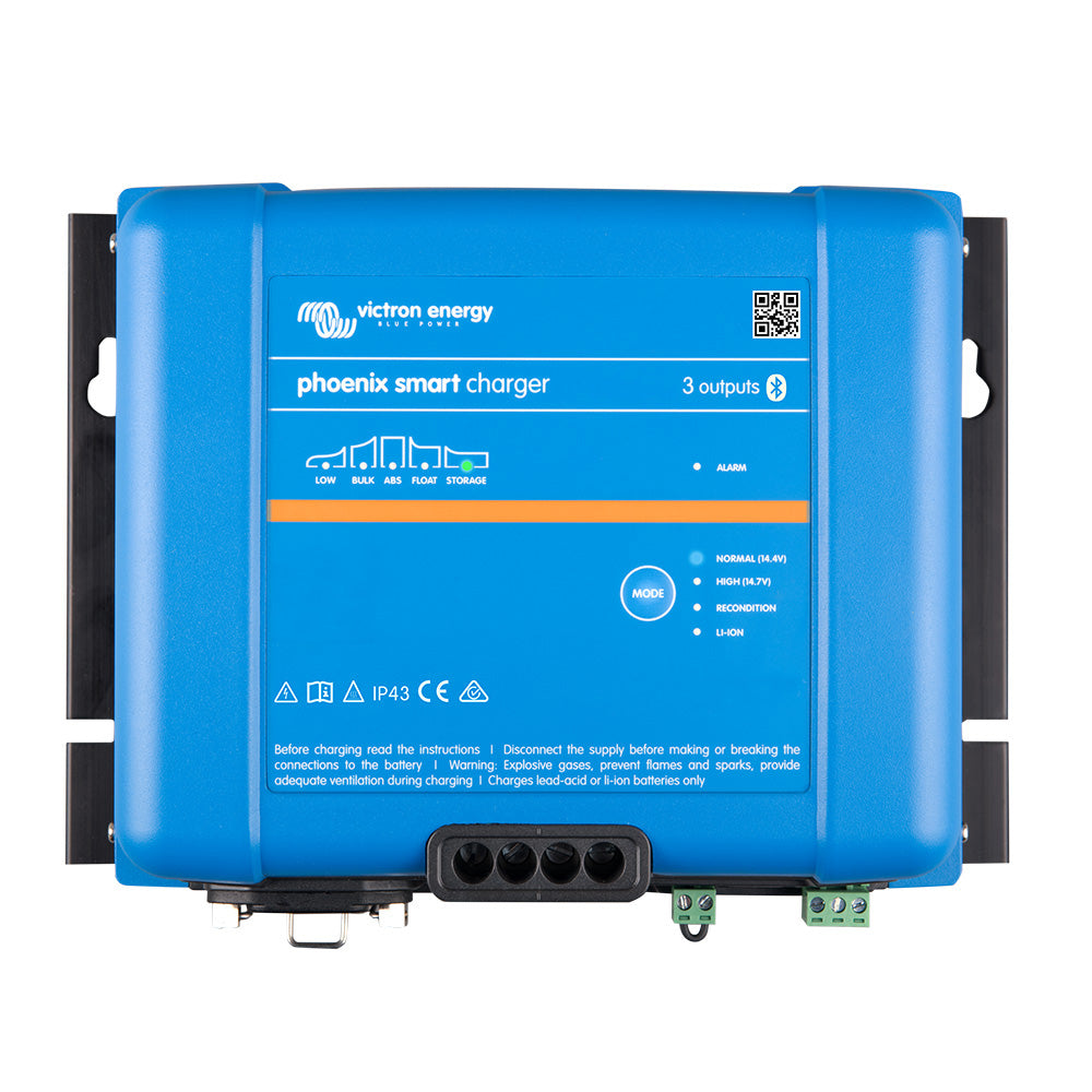 Victron Energy, Victron Phoenix Smart IP43 Charger 24/25 (3) 120-240VAC Requires 5-15P Mains Cord