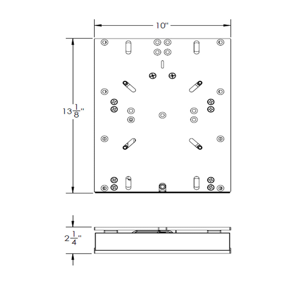 TACO Marine, TACO 13-1/8" x 10" Electric Seat Slide