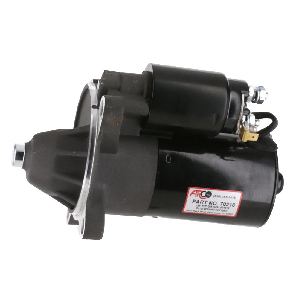 ARCO Marine High-Performance Inboard Starter w/Gear Reduction & Permanent Magnet - Clockwise Rotation (2.3 Fords)
