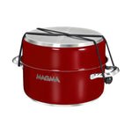 Magma Nestable 10 Piece Induction Non-Stick Enamel Finish Cookware Set - Magma Red