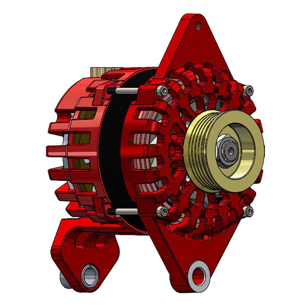 Balmar Alternator 170 AMP 12V 4" Dual Foot Saddle K6 Pulley