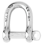 Wichard Marine, Wichard Not Self-Locking D Shackle - 14mm Diameter - 9/16"