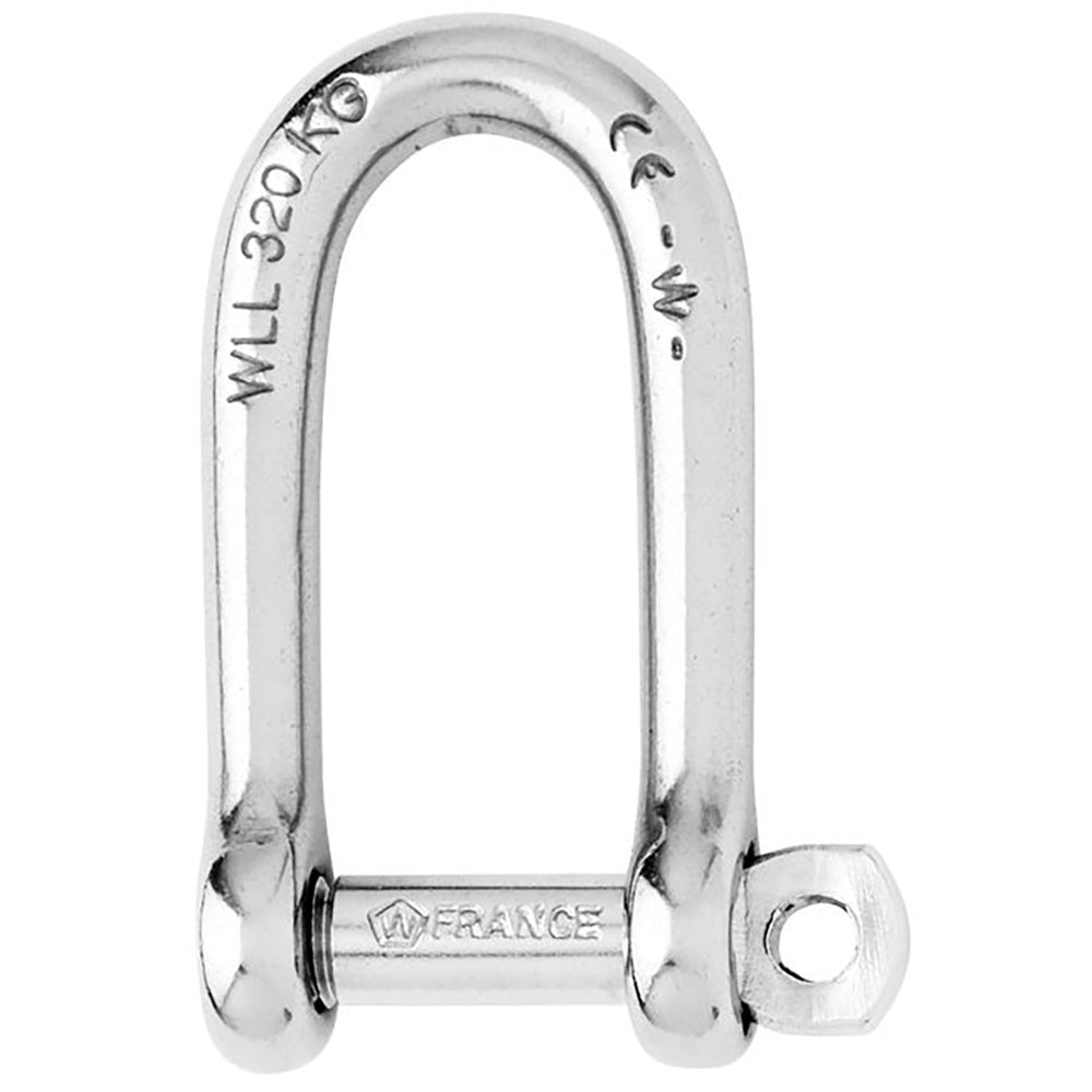 Wichard Marine, Wichard Self-Locking Long D Shackle - 10mm Diameter - 13/32"