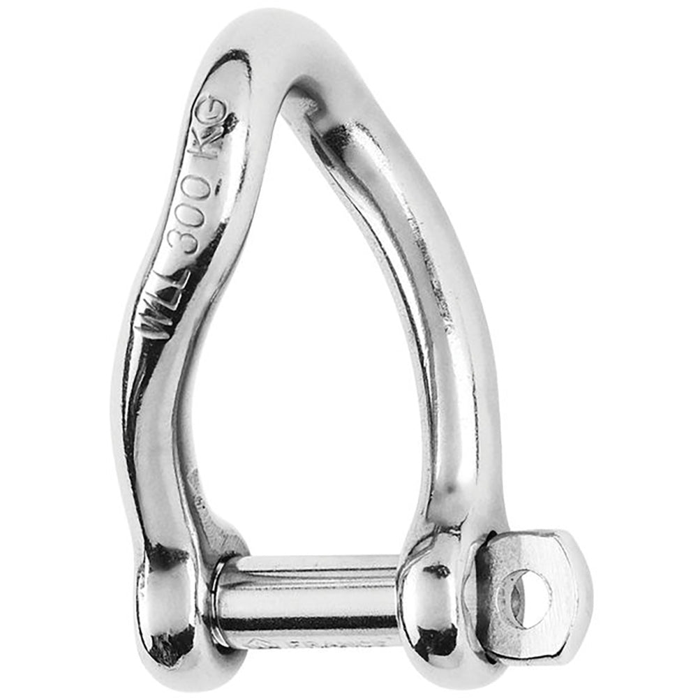 Wichard Marine, Wichard Self-Locking Twisted Shackle - 10mm Diameter - 13/32"
