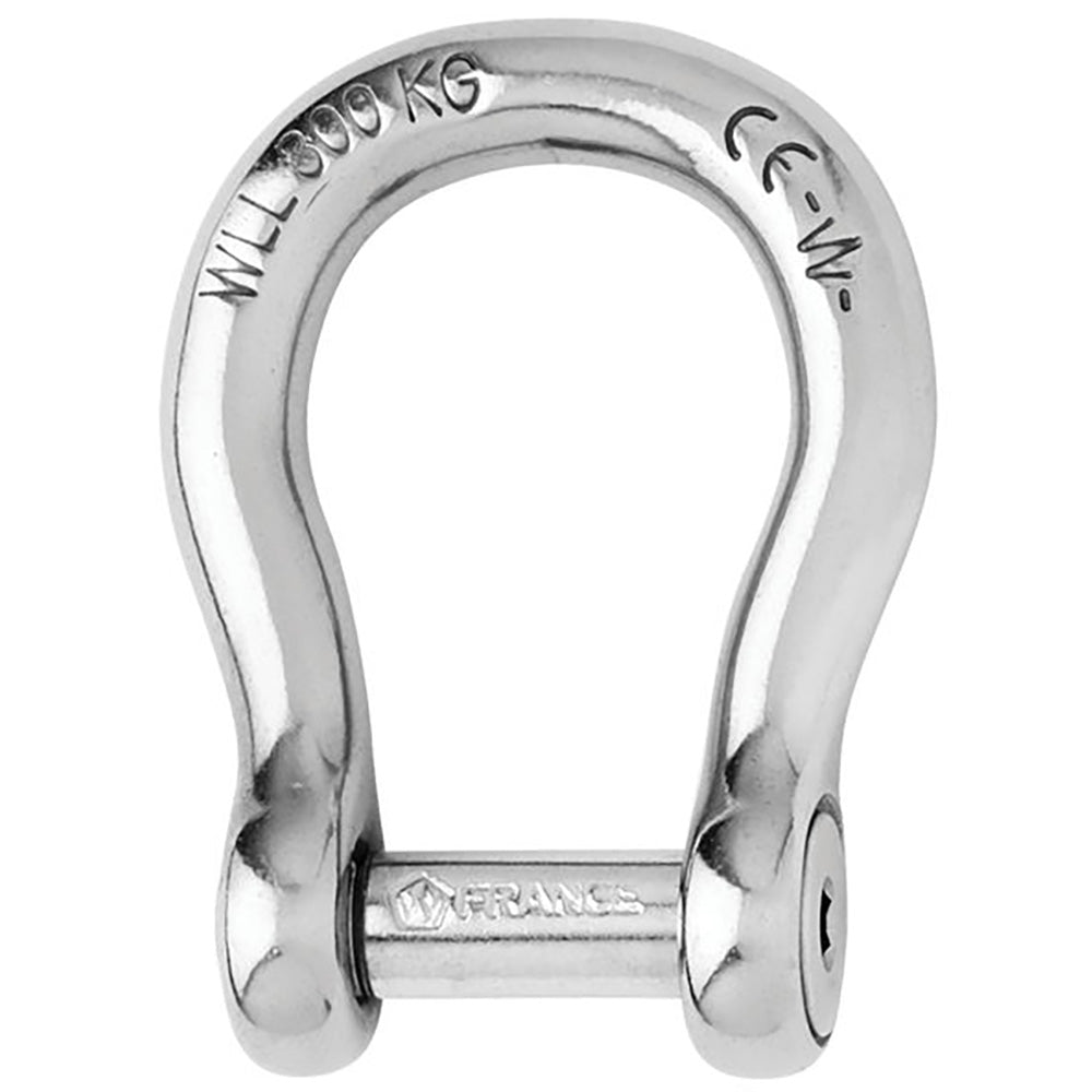 Wichard Marine, Wichard Self-Locking Allen Head Pin Bow Shackle - 6mm Diameter - 1/4"