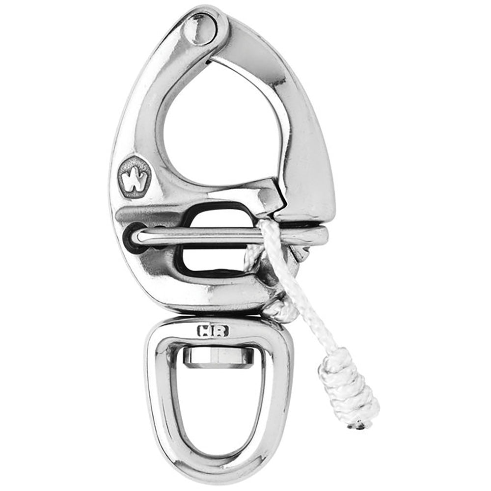 Wichard Marine, Wichard HR Quick Release Snap Shackle With Swivel Eye -110mm Length- 4-21/64"