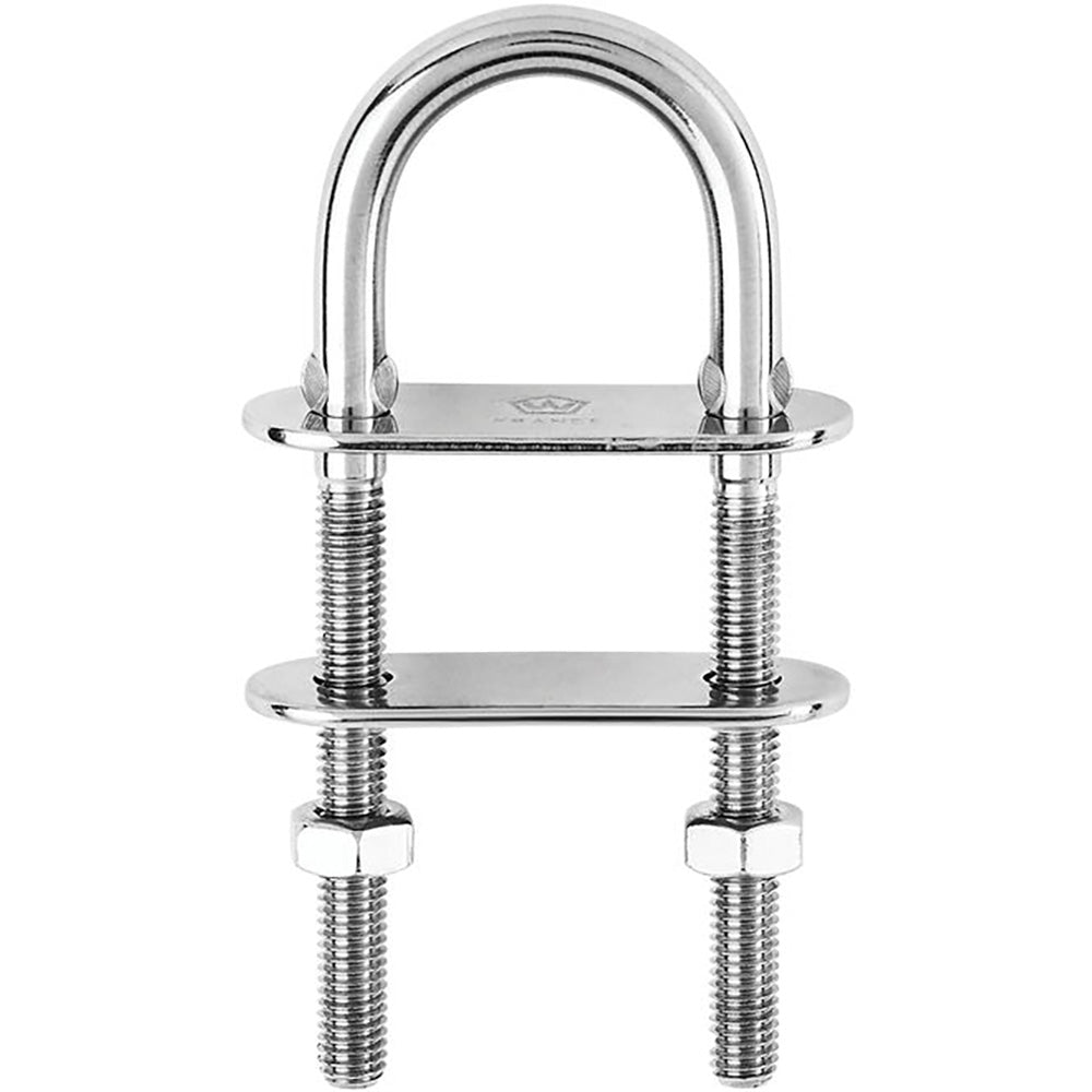 Wichard Marine, Wichard U-Bolt Pad Eye - 8mm Diameter - 5/16" - 100mm Length - 3-15/16"