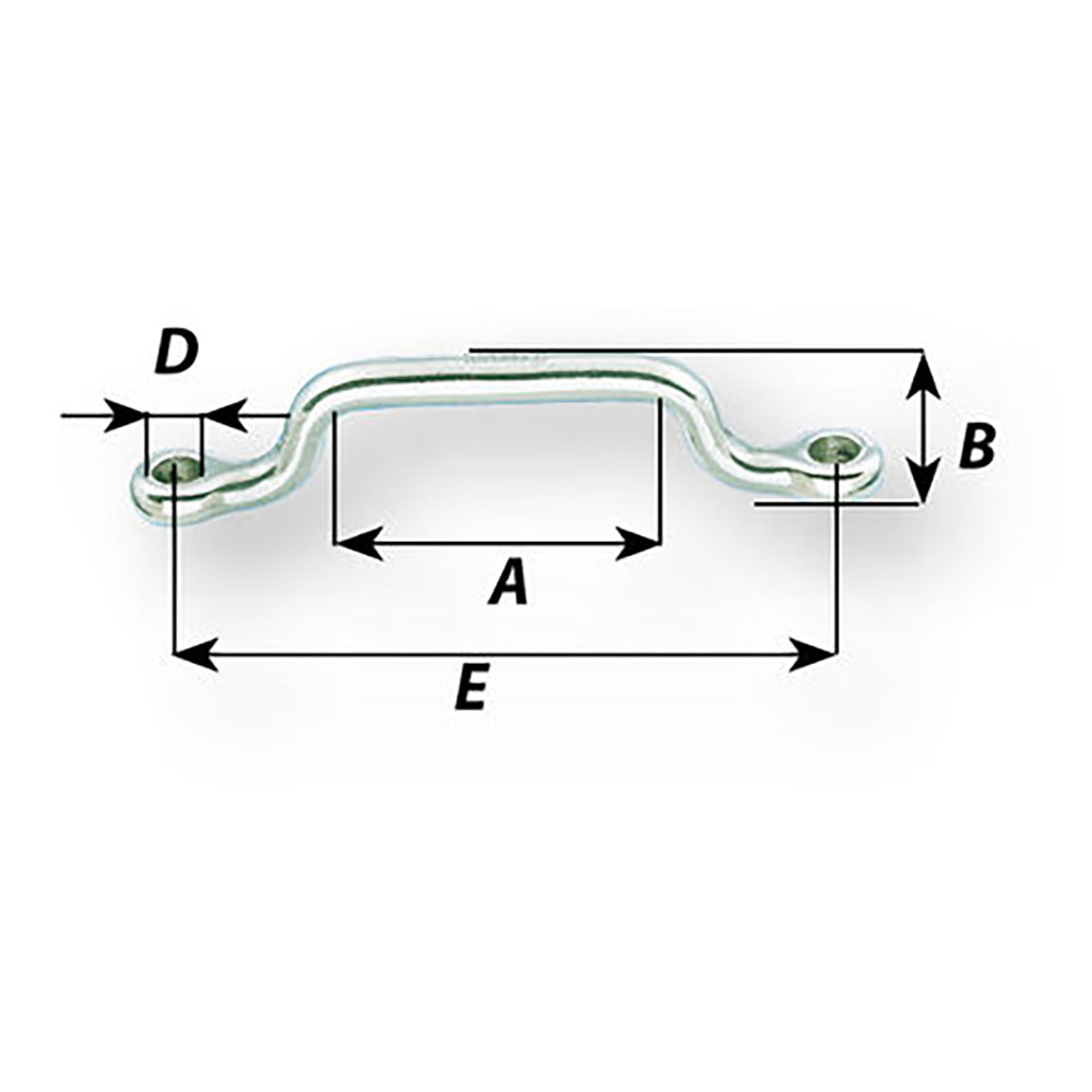 Wichard Marine, Wichard Webbing Eye Strap - 5mm Diameter - 13/64" - 86mm Spacing - 3-25/64"