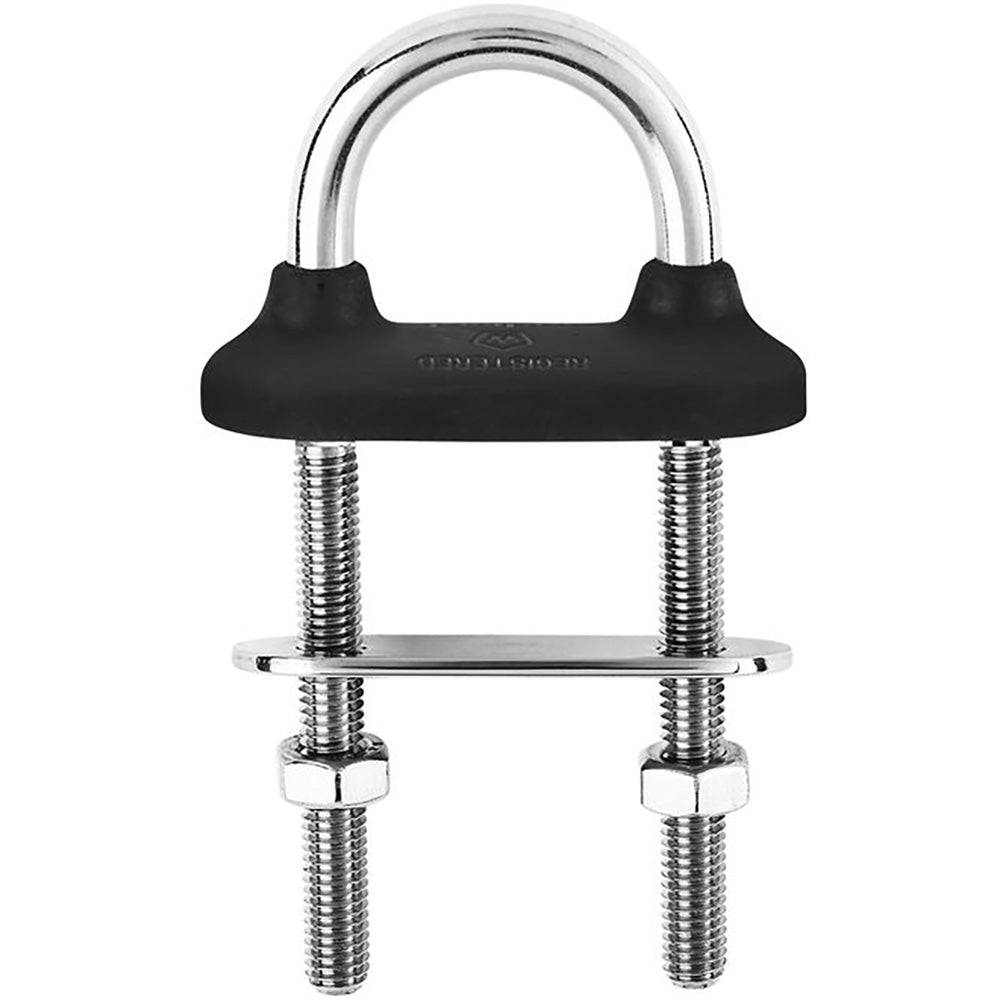 Wichard Marine, Wichard Black Watertight U-Bolt - 8mm Diameter - 5/16" - 80mm Length - 3-5/32"
