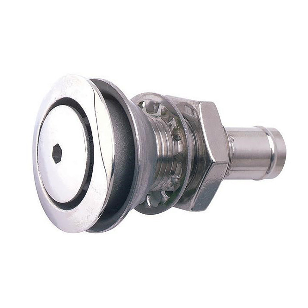 Attwood Marine, Attwood 316 Stainless Steel Alloy Flush Mount Fuel Vent - Straight Vent