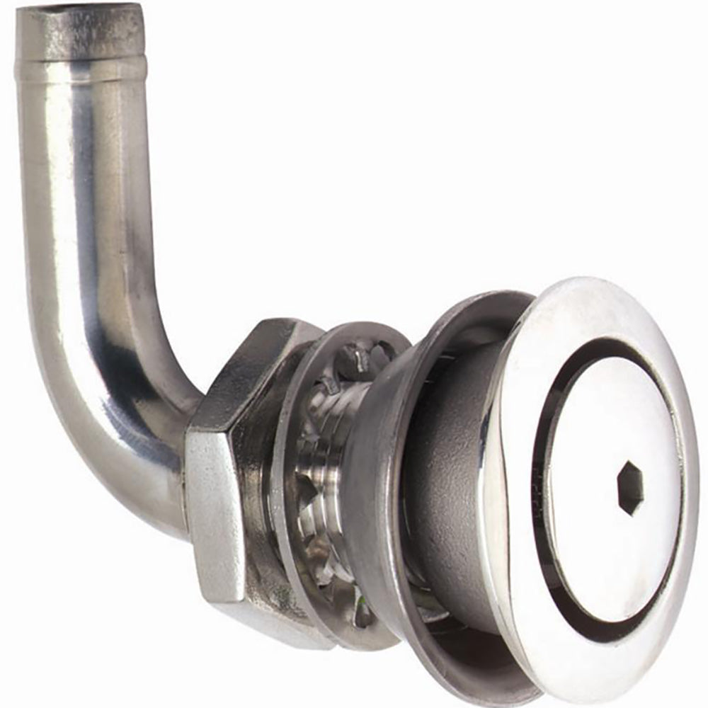 Attwood Marine, Attwood 316 Stainless Steel Alloy Flush Mount Fuel Vent - 90° Vent