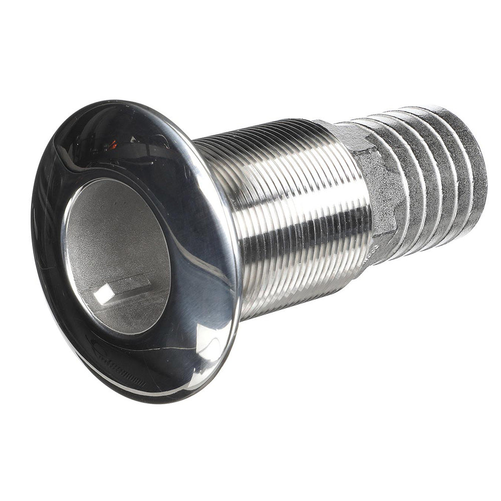 Attwood Marine, Attwood Stainless Steel Thru-Hull Standard Straight Barbed - 1-1/2" Inner Diameter