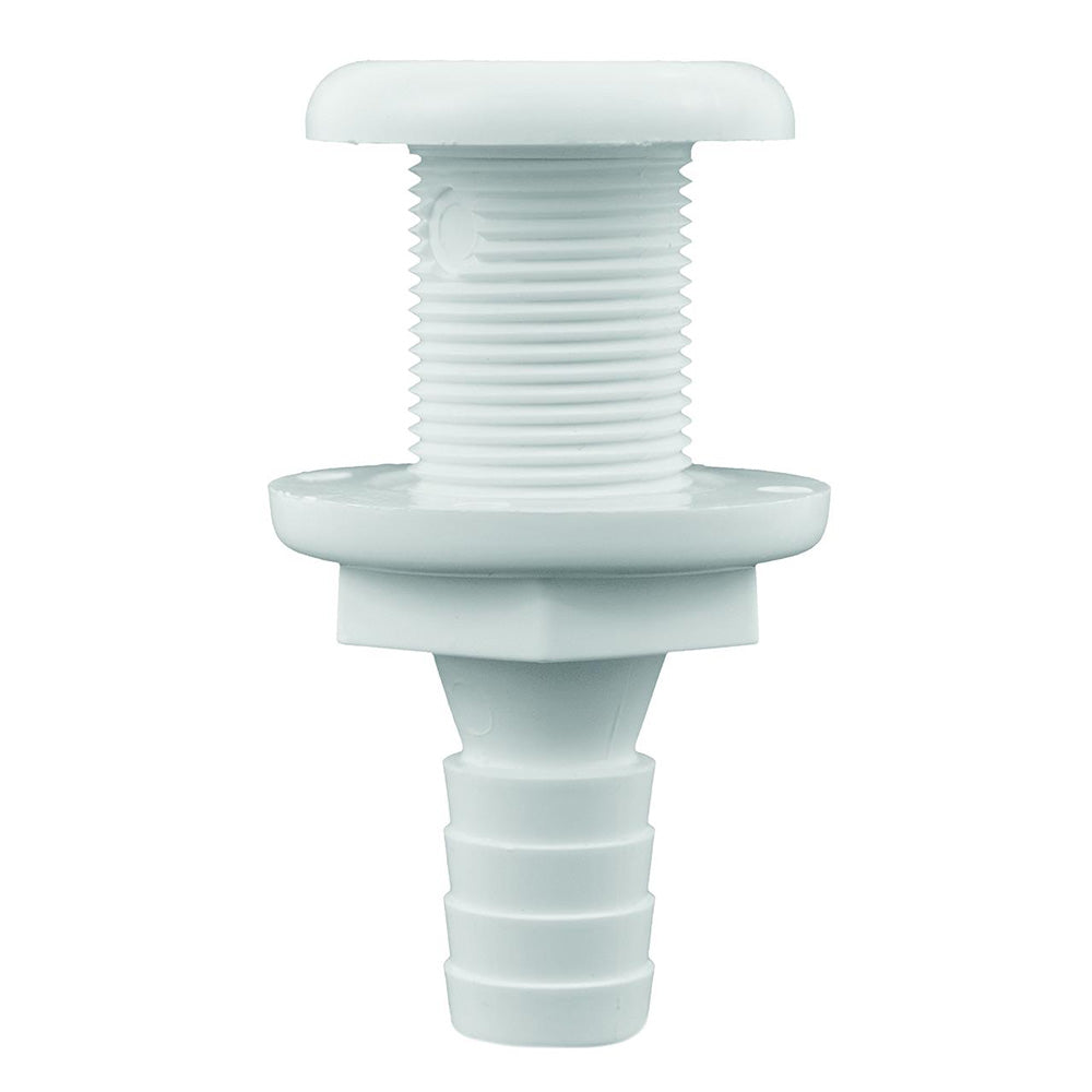 Attwood Marine, Attwood White Plastic Thru-Hull Fitting - 5/8" Inner Diameter