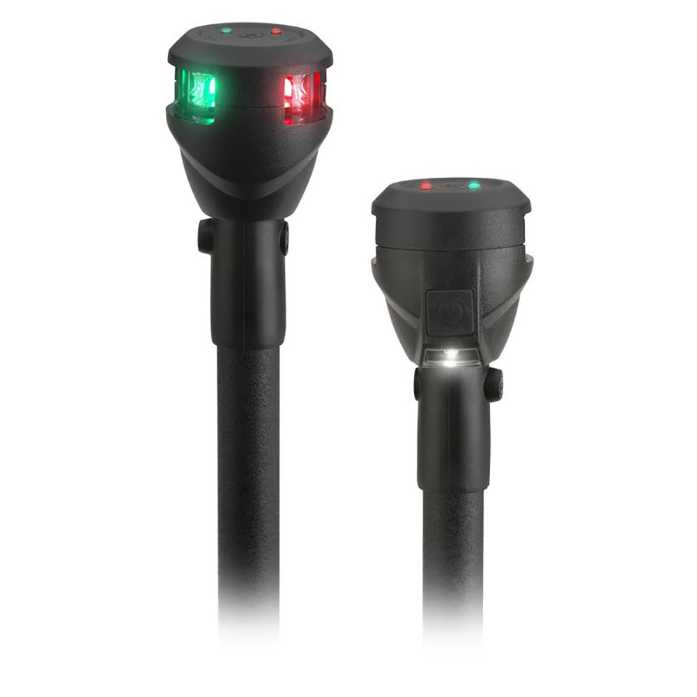 Attwood Marine, Attwood LightArmor Fast Action Bi-Color Pole Light With Task Light - 14" & 3-Pin